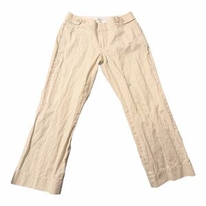 Banana Republic cotton Beige Wide-Leg Pants